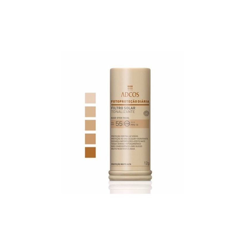 ADCOS PROTETOR SOLAR TONALIZANTE NUDE FPS55 12G