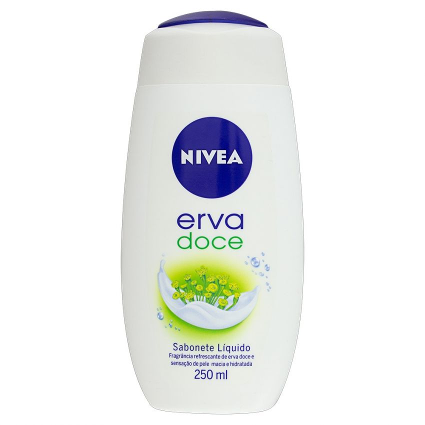 SABONETE LÍQUIDO HIDRATANTE NIVEA ERVA DOCE 250ML