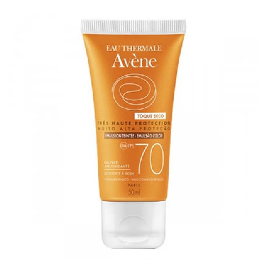 AVENE SOLAR TOQ SECO COM COR FPS70 50ML 