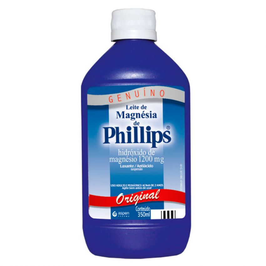 LEITE MAGNESIA PHILLIPS TRADICIONAL 350ML
