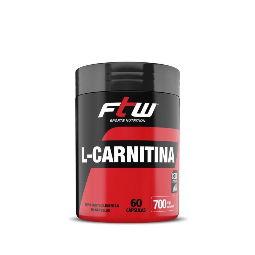 L-CARNITINA FTW FRASCO COM 60 CÁPSULAS