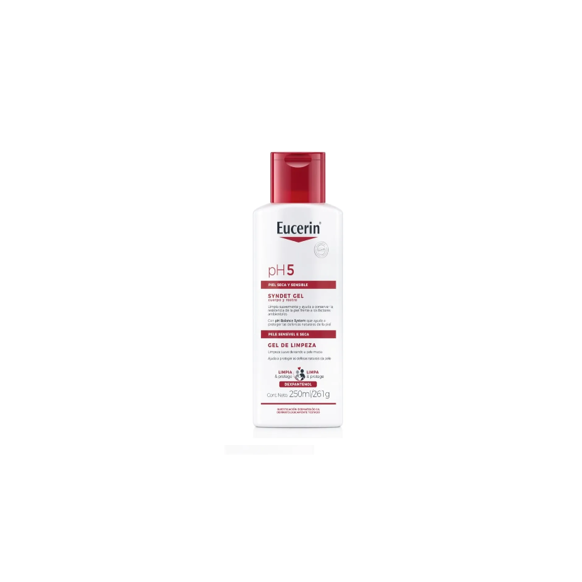 EUCERIN GEL DE LIMPEZA PH5 ROSTO E CORPO 250 GRAMAS