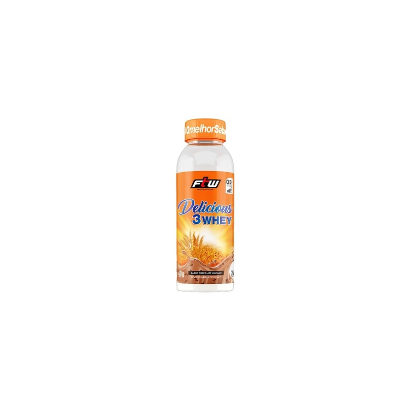 WHEY PROTEIN DELICIOUS 3 WHEY SABOR CHOCOLATE MALT 40G - FTW 