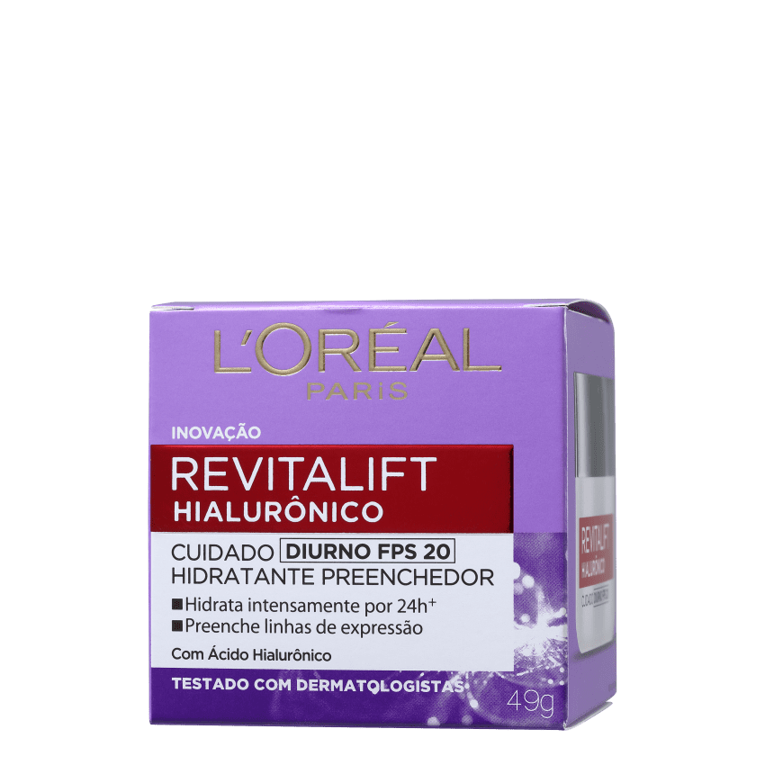 LOREAL REVITALIFT HIALURÔNICO DIURNO FPS20 COM 49G