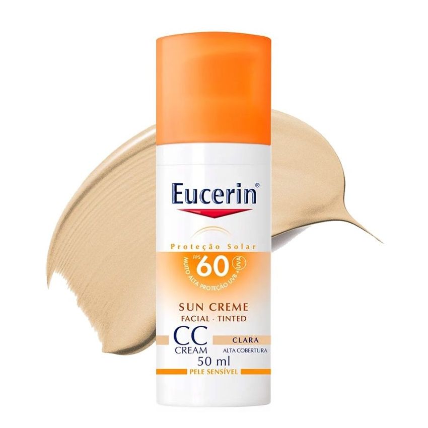 EUCERIN SUN CREME TOQUE SECO CLARA FPS60 50ML 