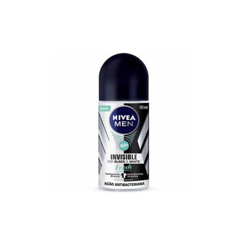 DESODORANTE ROLL-ON NIVEA MEN INVISIBLE FRESH 50ML