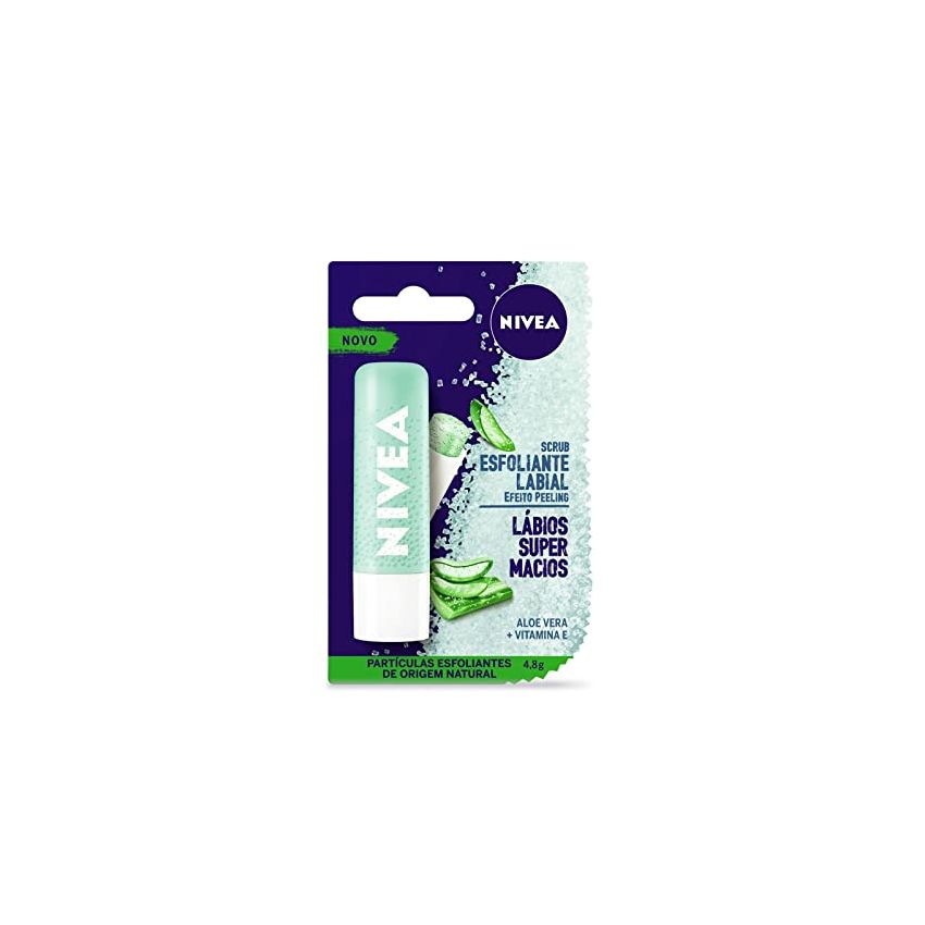 PROTETOR LABIAL NIVEA LIPITOR CARE ESFOLIANTE ALOE 4,8G
