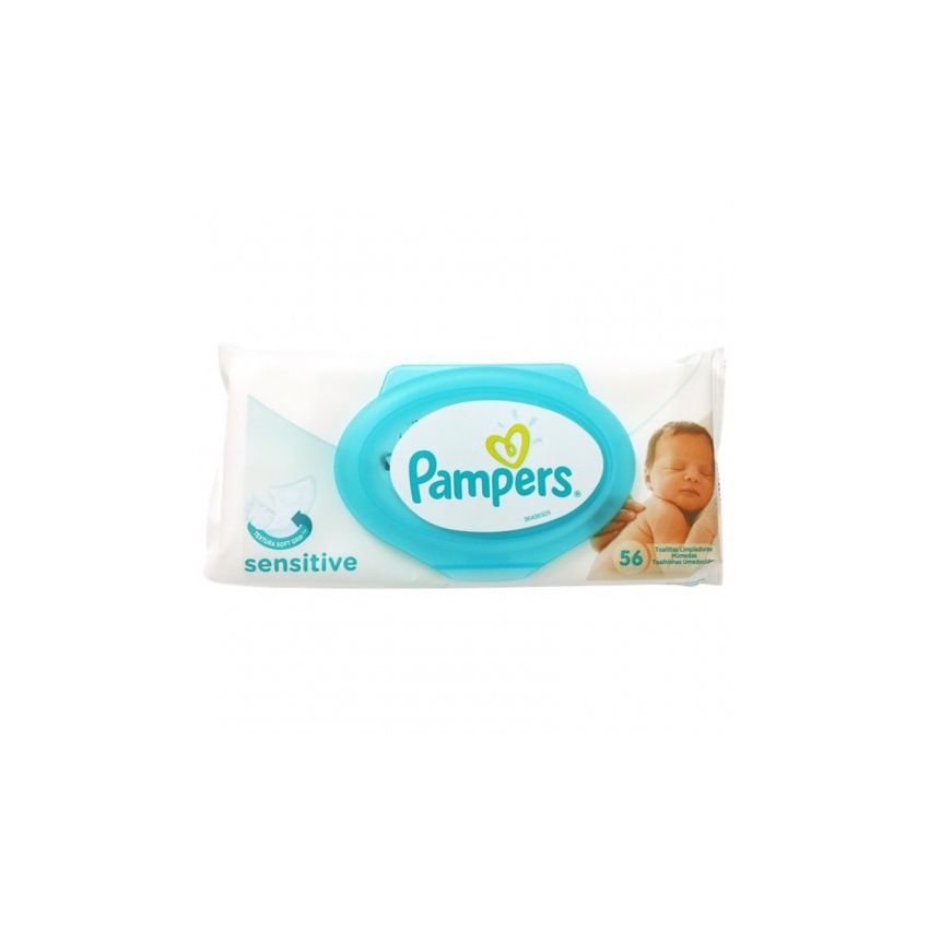TOALHAS UMEDECIDAS PAMPERS SENSITIVE 56 UNIDADES