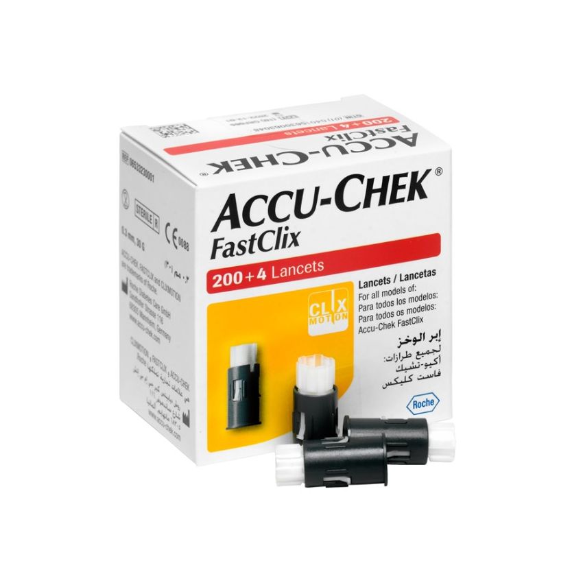 ACCU-CHECK FASTCLIX COM 204 LANCETAS