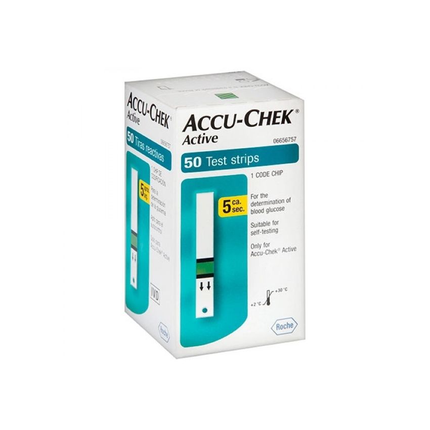 ACCU-CHEK ACTIVE 50 TIRAS-ROCHE- 