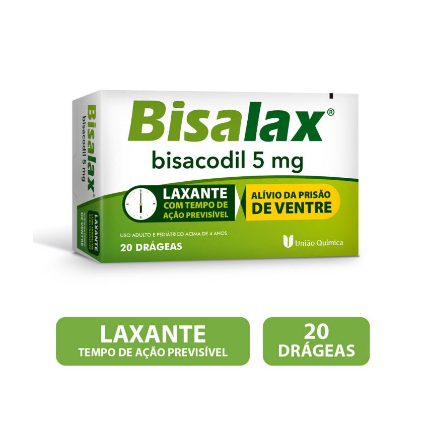 BISALAX 5MG COM 20 COMPRIMIDOS-UNIAOQUIMICA-