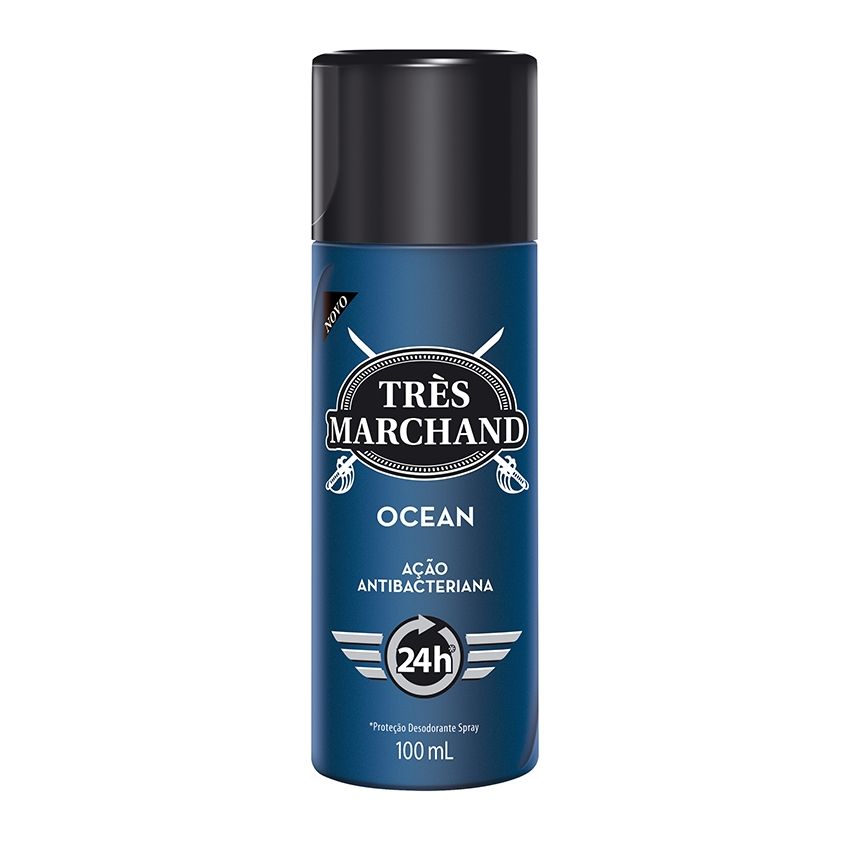 DESODORANTE SPRAY TRÊS MARCHAND OCEAN 100ML