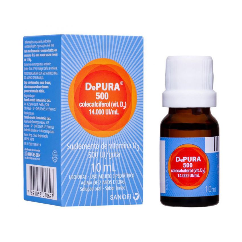 DEPURA * 500UI GOTAS COM 10ML