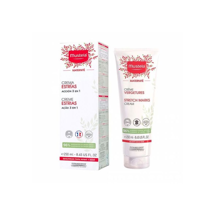 MUSTELA CREME ESTRIAS 3EM1 250ML 