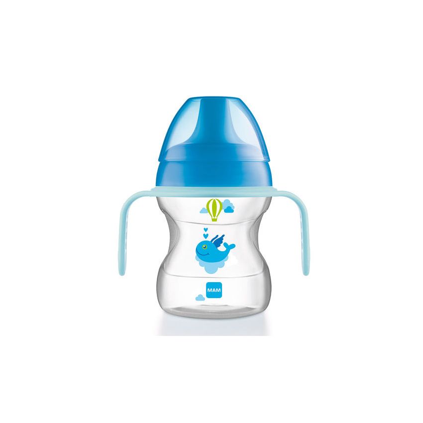 COPO DE TREINAMENTO MAM LEARN TO DRINK 6+ MESES AZUL 190M