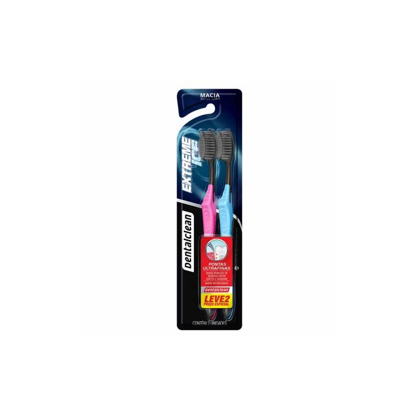 ESCOVA DENTAL DENTALCLEAN EXTREME ICE 2 UNIDADES