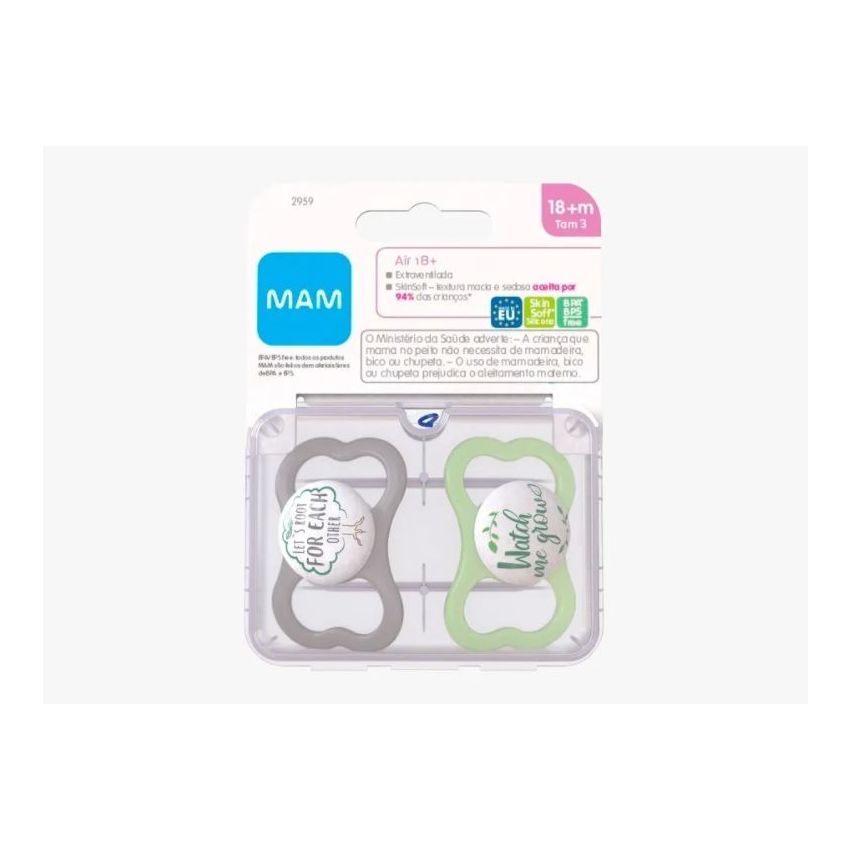 CHUPETA MAM AIR 18+ MESES NEUTRA 2 UND