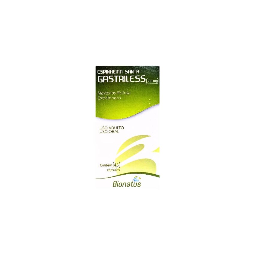 ESPINHEIRA SANTA GASTRILESS 380MG COM 45 CAPSULAS BIONATUS