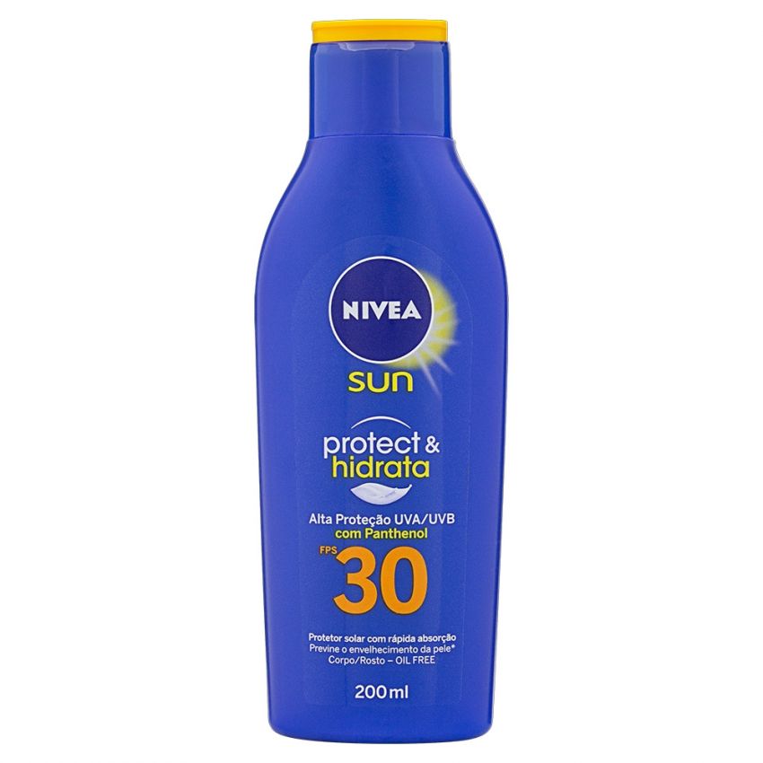 PROTETOR SOLAR NIVEA SUN FPS 30 COM 200ML