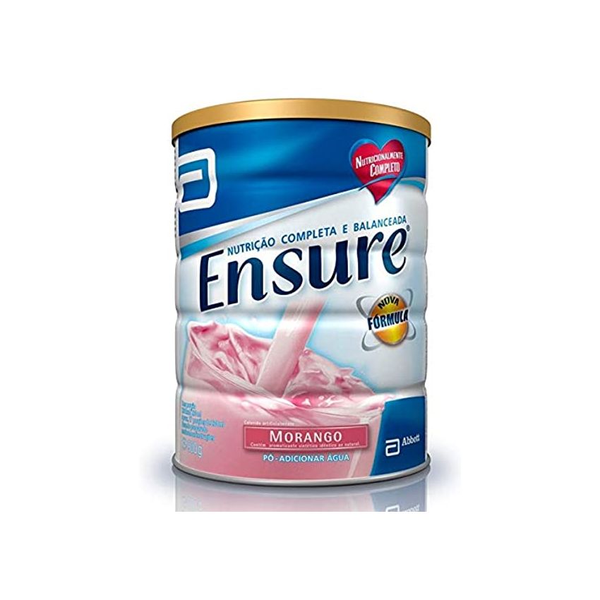 ENSURE PÓ SUPLEMENTO ALIMENTAR SABOR MORANGO 900G
