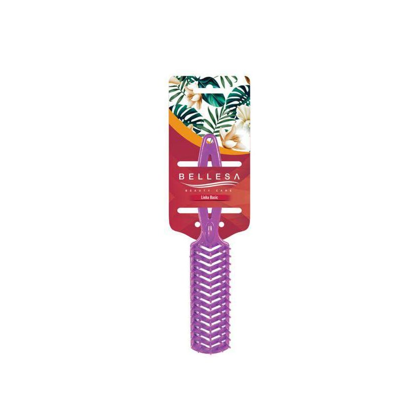 ESCOVA DE CABELO BELLESA FLEX RETA UNIDADE