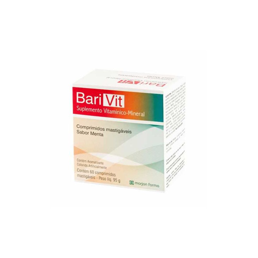 BARI VIT MENTA COM 60 COMPRIMIDOS MASTIGAVEIS