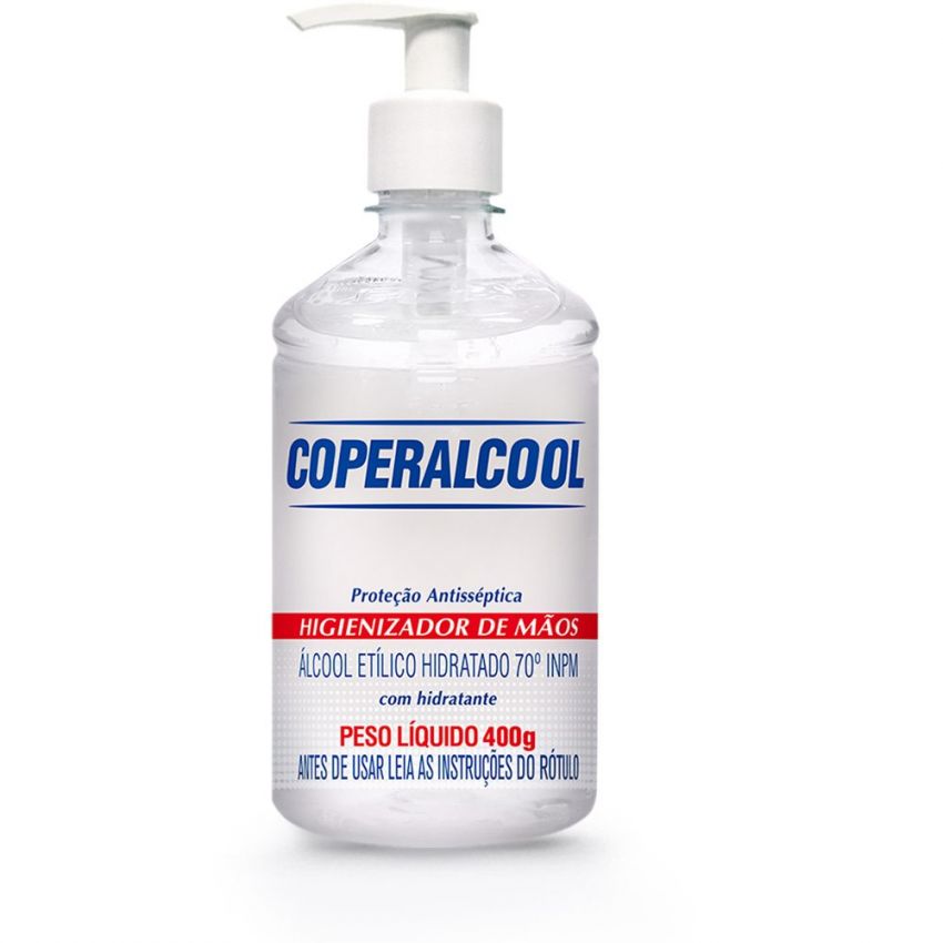 ÁLCOOL GEL PARA AS MÃOS COPERALCOOL 400G