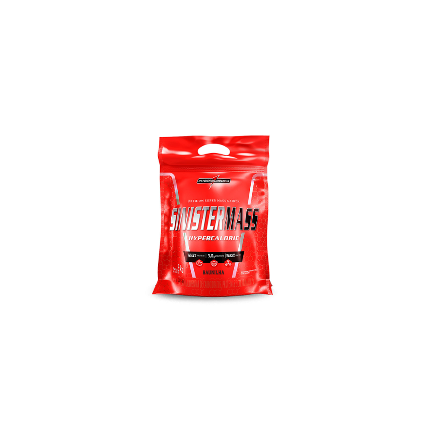 HIPERCALÓRICO SINISTER MASS INTEGRALMEDICA MORANGO 3KG