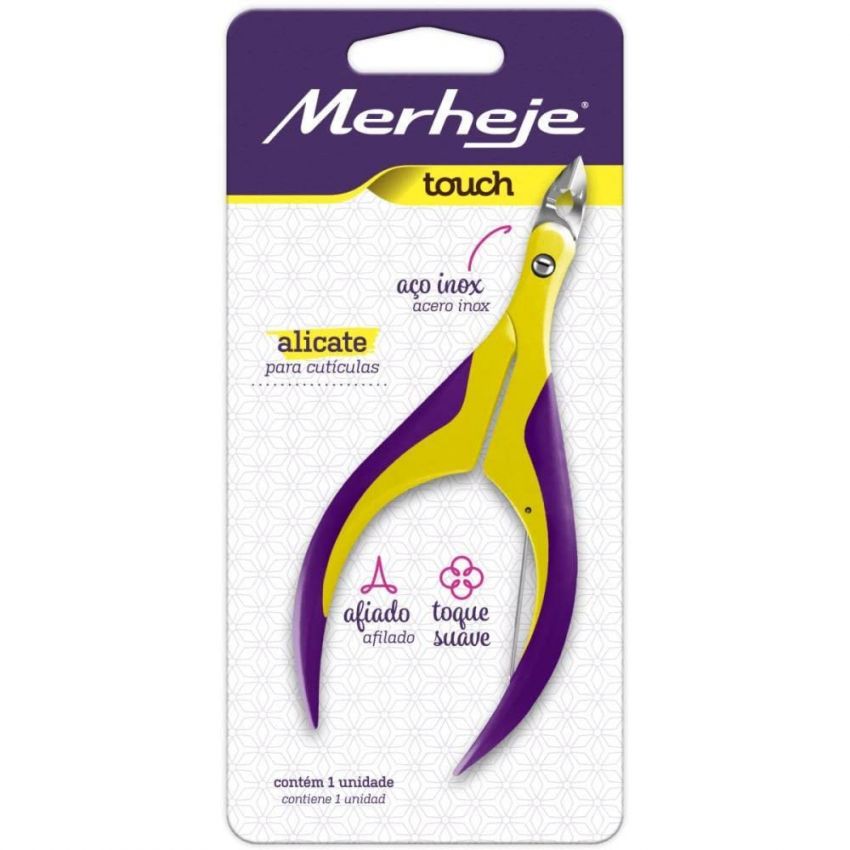 ALICATE PARA CUTICULAS TOUCH MIX MERHEJE