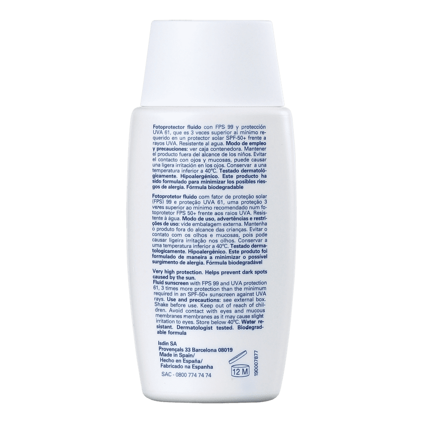 ISDIN FOTOULTRA FUSION FLUID FPS 99 COM 50ML