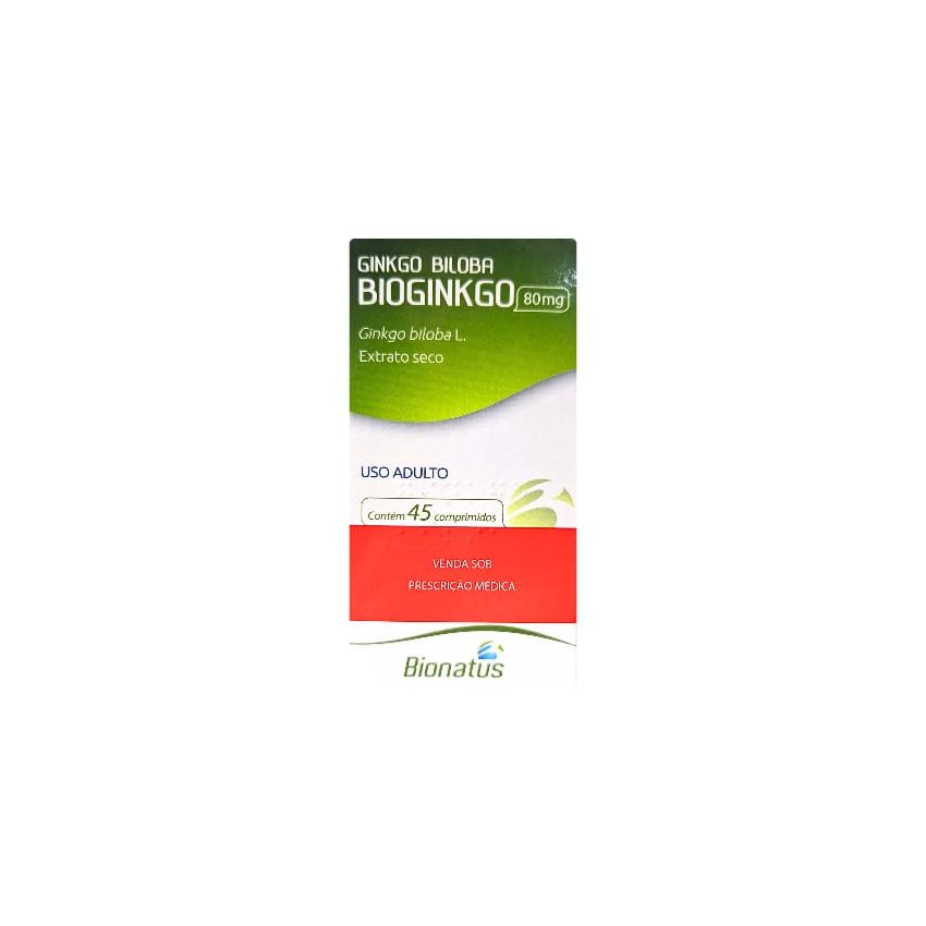 BIOGINKGO 80MG COM 45 COMPRIMIDOS