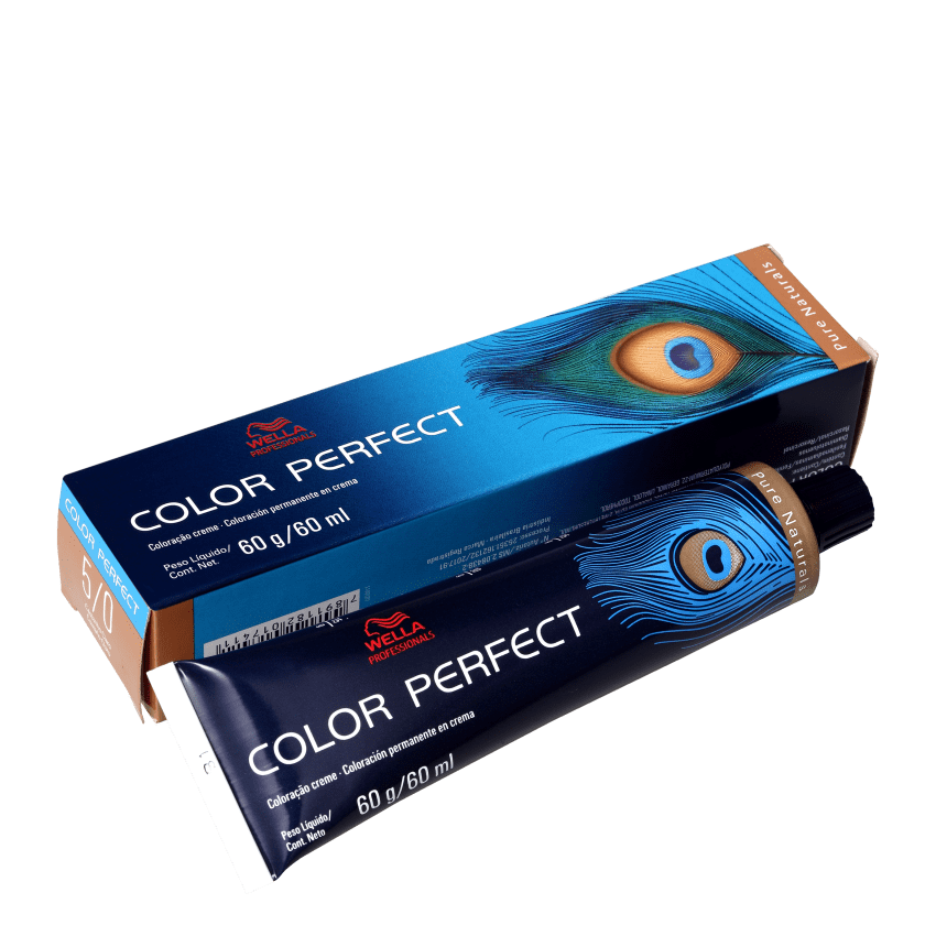 COLORAÇÃO WELLA COLOR PERFECT 5/0 60ML
