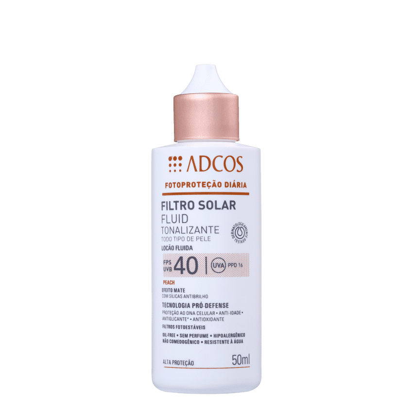 ADCOS PROTETOR SOLAR FLUID TONALIZANTE FPS40 50ML