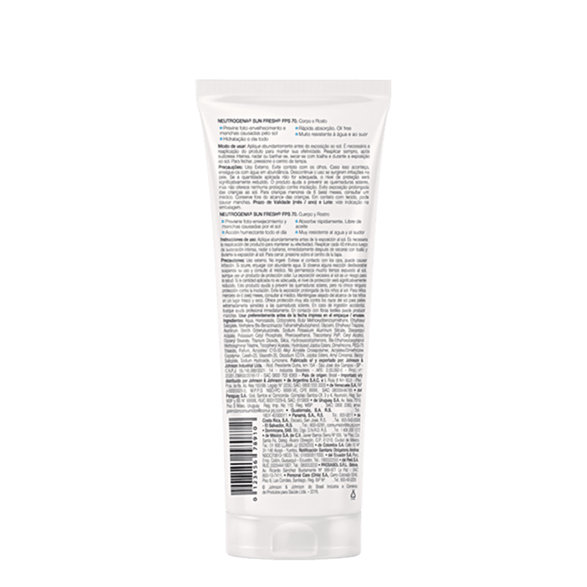 PROTETOR NEUTROGENA FPS70