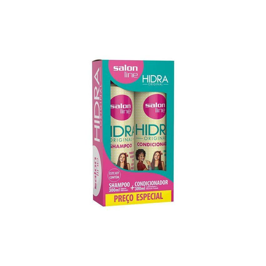 KIT SHAMPOO+CONDICIONADOR SALON LINE HIDRA ORIGINAL 300ML 