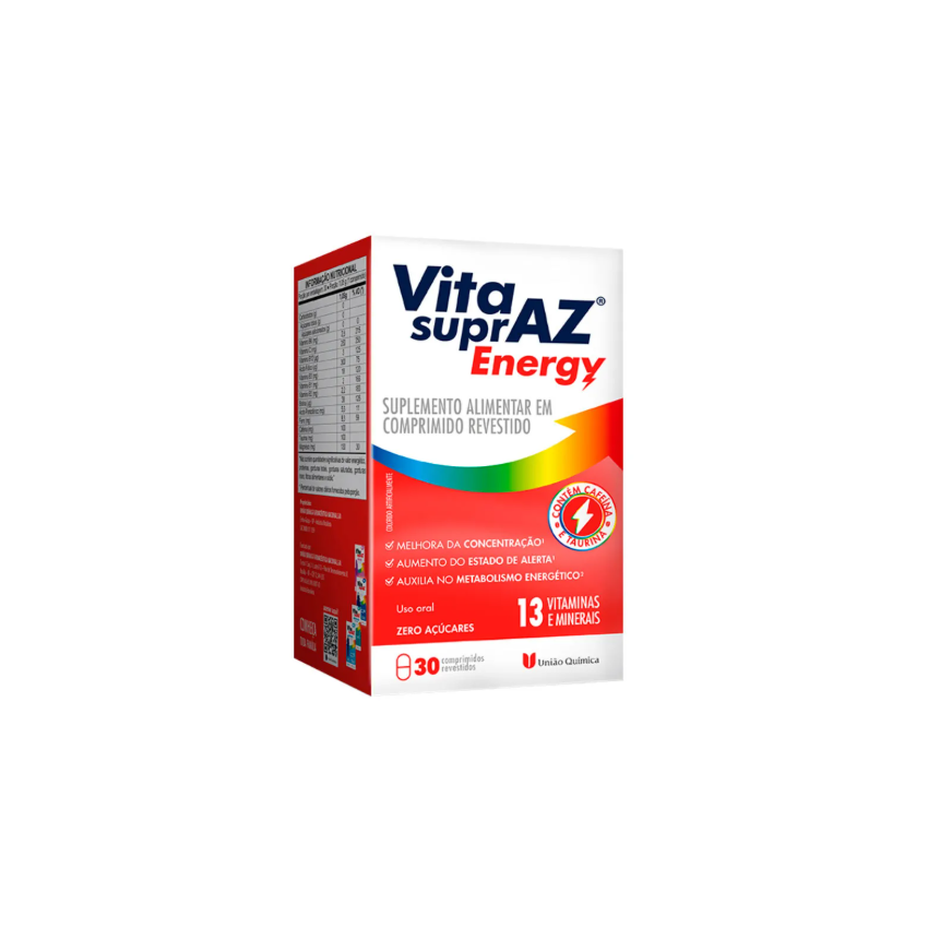 VITA SUPRAZ ENERGY COM 30 COMPRIMIDOS REVESTIDOS