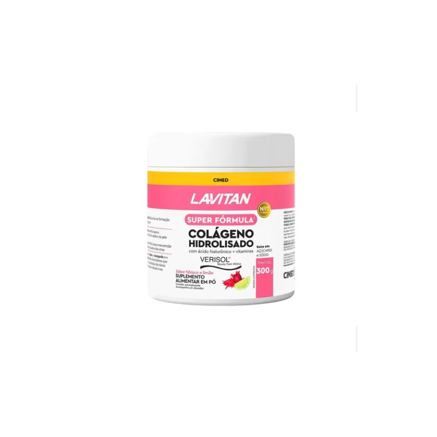 COLAGENO HIDROLIZADO COM ACIDO HIALORONICO COM 300G