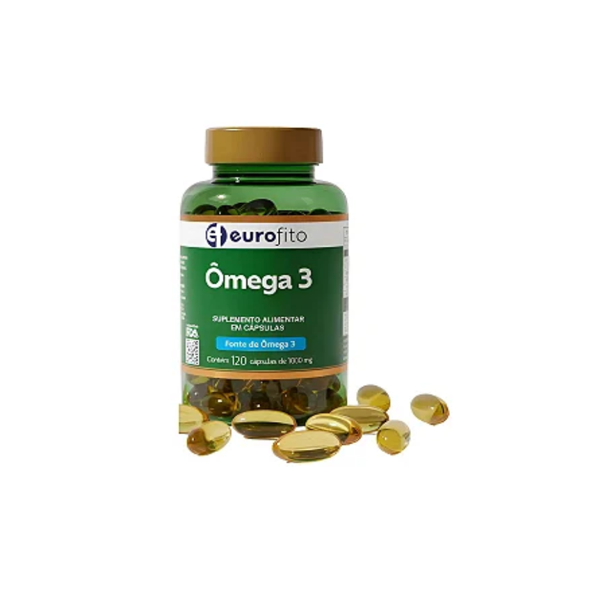 EUROFITO OMEGA 3 1000MG COM 120 CAPSULAS