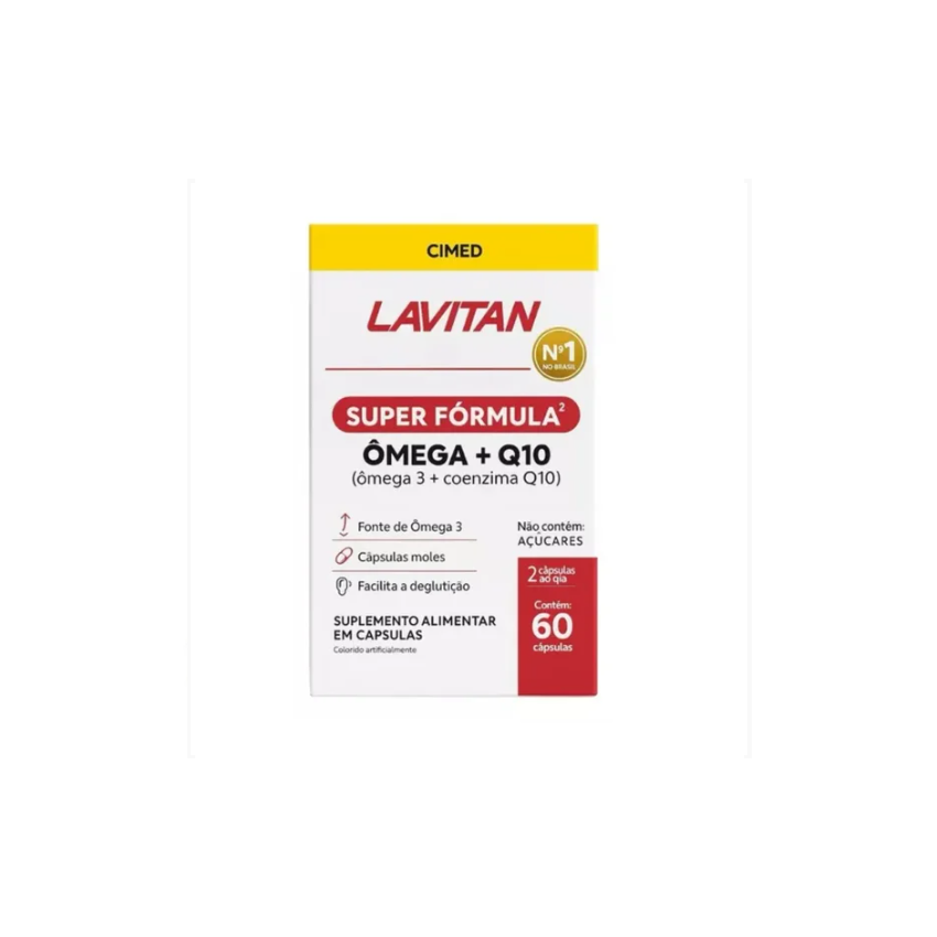 LAVITAN OMEGA 3 + Q10 COM 60 COMPRIMIDOS