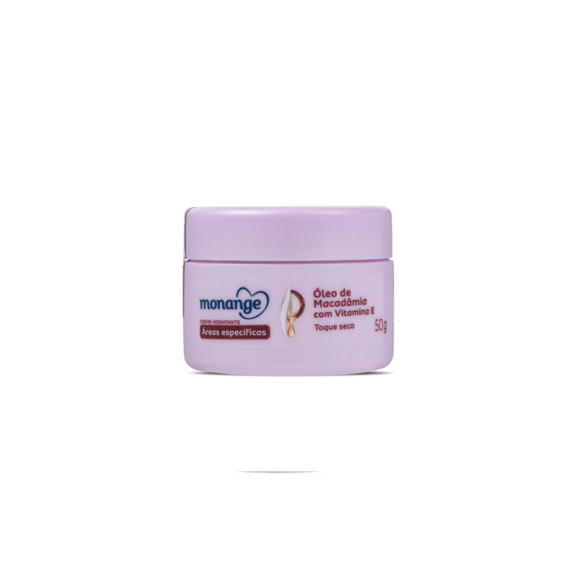 CREME HIDRATANTE MONANGE 50G AREAS ESPECIFICAS MACADAMIA VALIDADE 03/2026