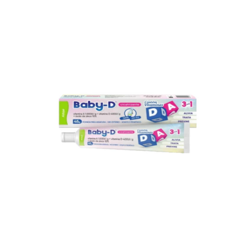 POMADA BABY-D CICATRIZANTE COM 45G