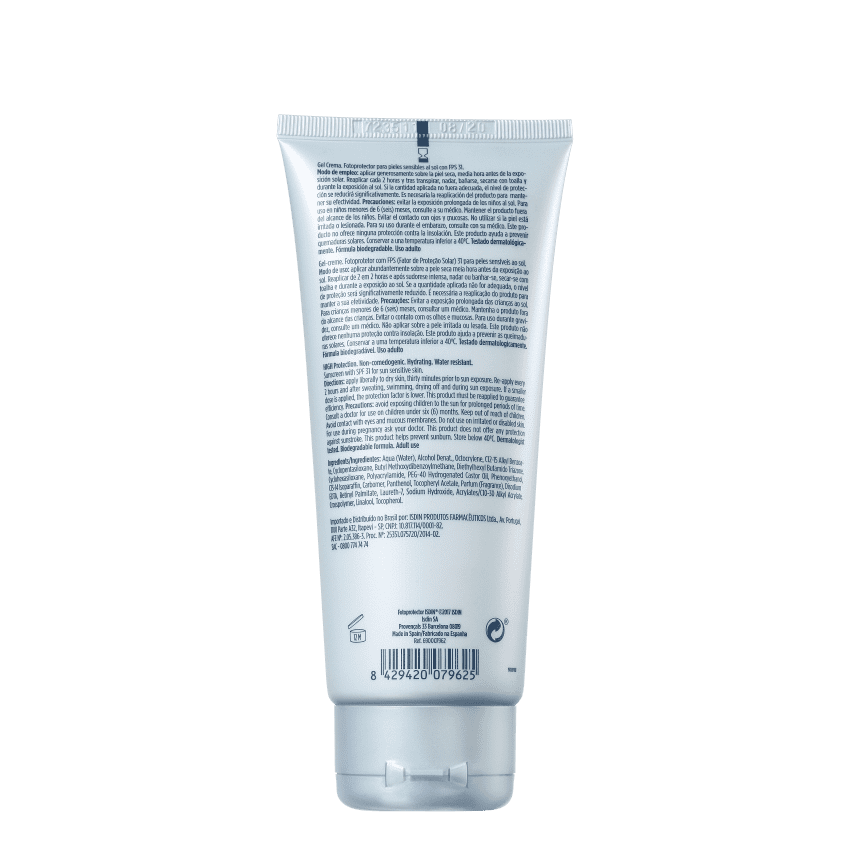 ISDIN FOTOPROTETOR GEL CREAM FPS 30 COM 192G