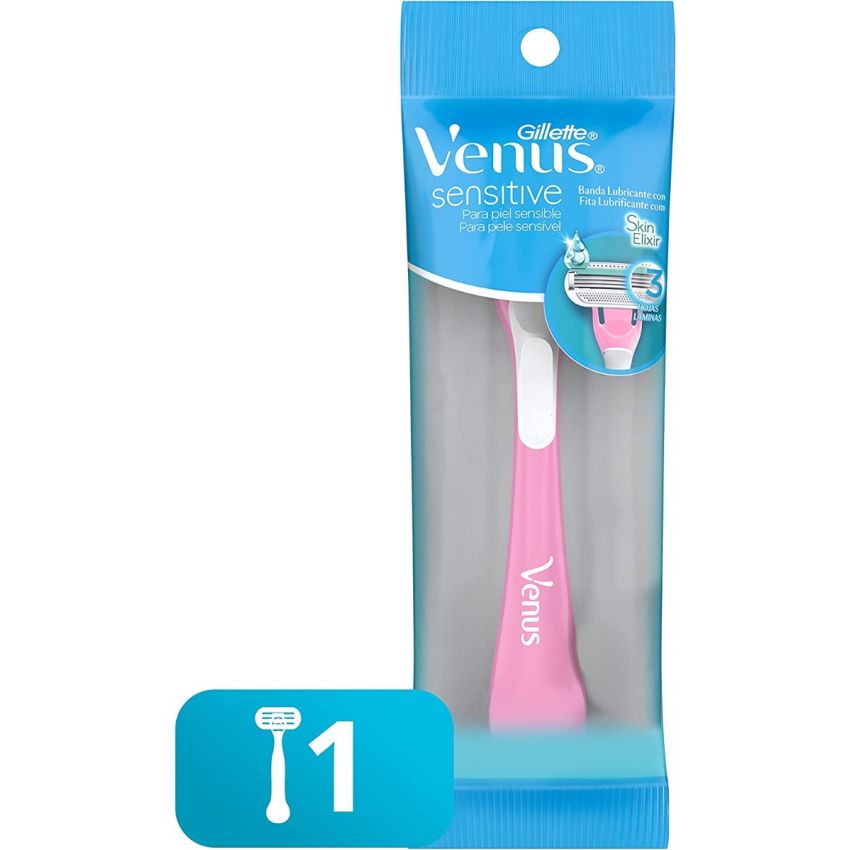APARELHO GILLETE VENUS 3 SENSITIVE COM 1 UNIDADES