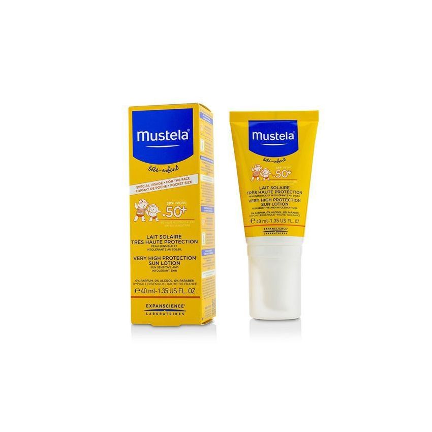 PROTETOR SOLAR INFANTIL MUSTELA BEBÉ-EFANT ROSTO FPS50 40ML