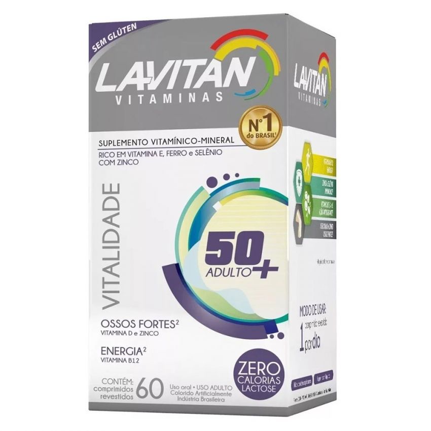 LAVITAN SENIOR 50+ COM 60 COMPRIMIDOS