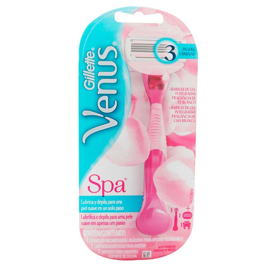 APARELHO DE BARBEAR GILETTE VENUS SPA COM 1 UNIDADE