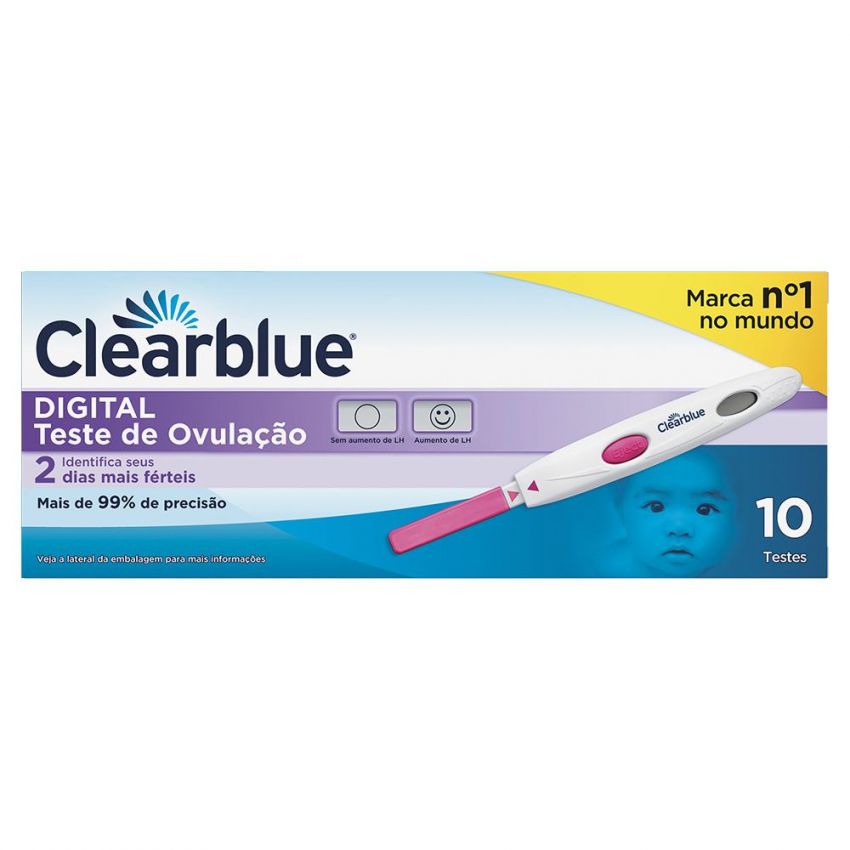 CLEARBLUE TESTE DE OVULAÇÃO