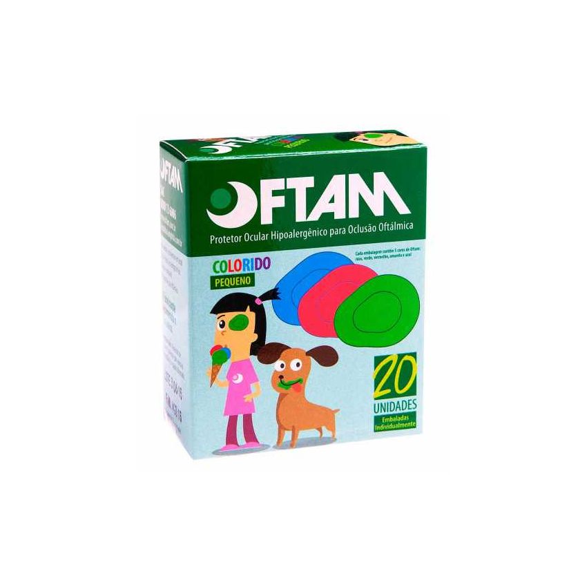 OFTAM COLORIDO COM 20 UNIDADES