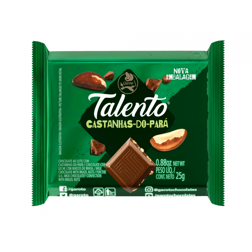 TALENTO CASTANHAS DO PARA COM 25G