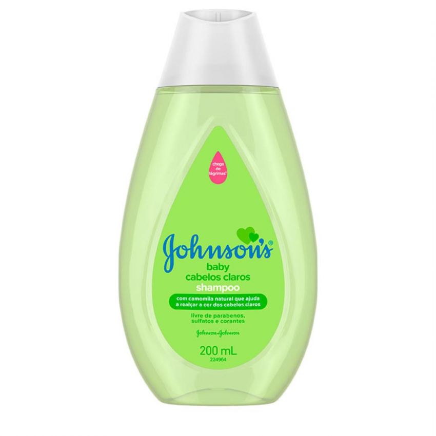 SHAMPOO JOHNSONS CABELOS CLAROS 200ML